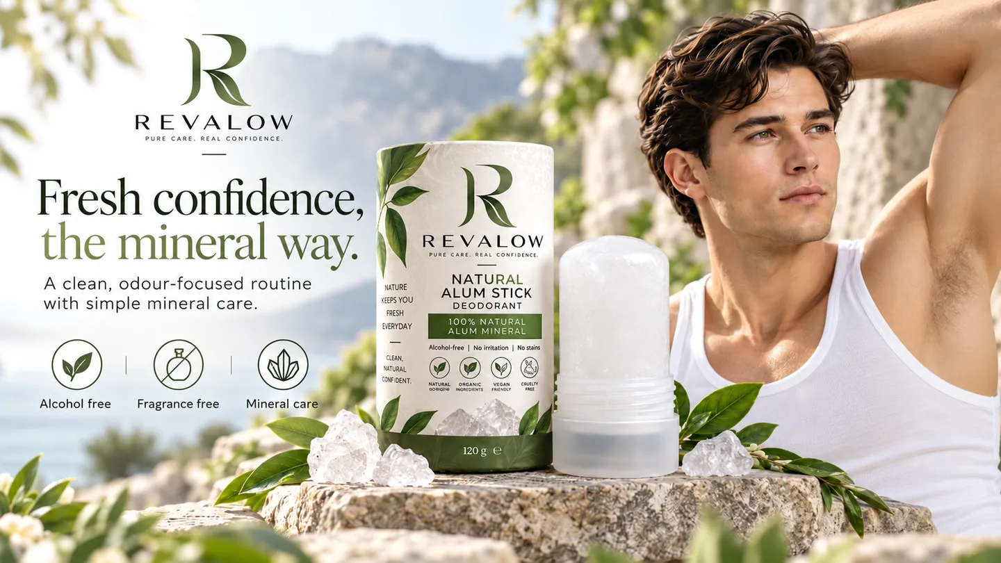 Revalow visual showing fresh confidence through mineral care