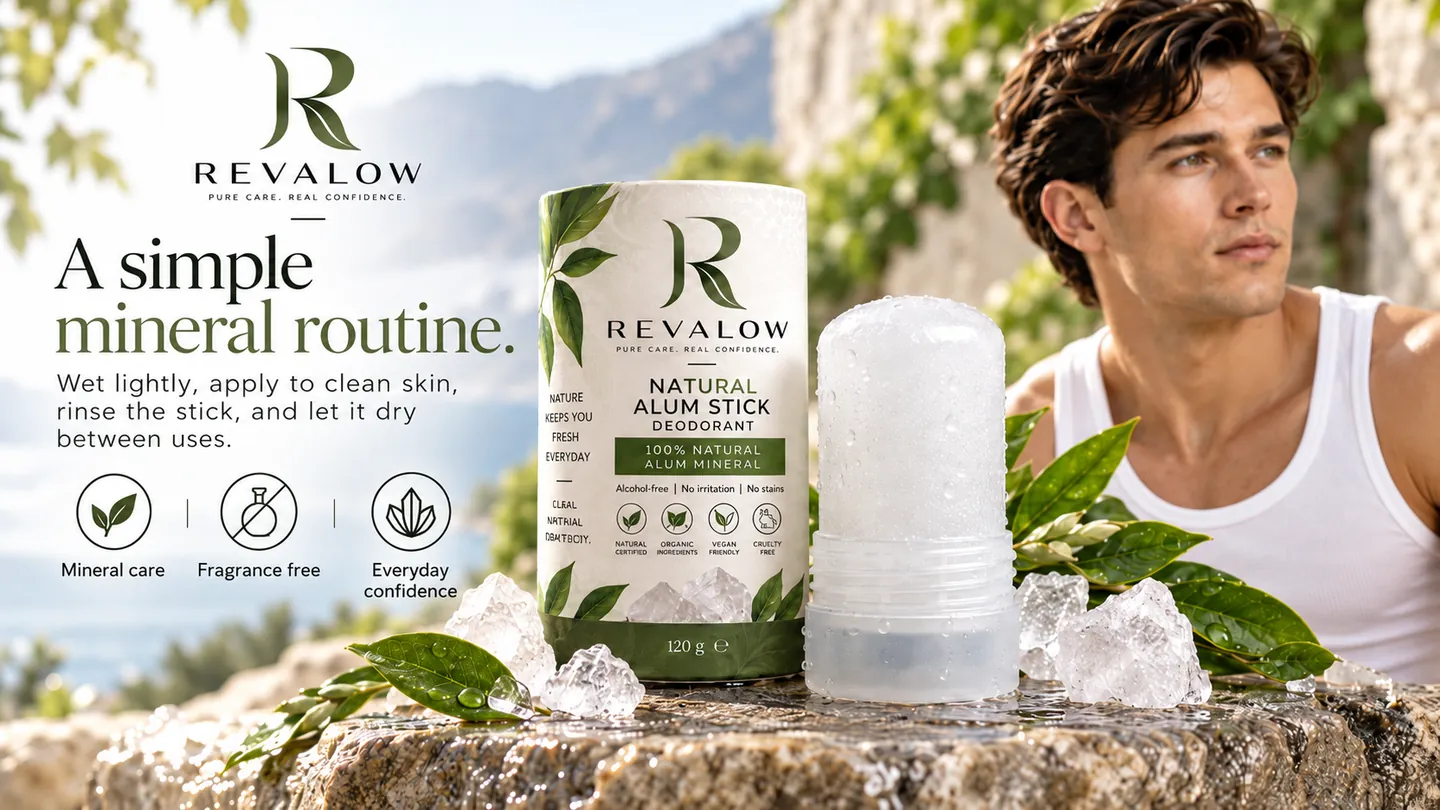 Revalow visual presenting a simple mineral routine
